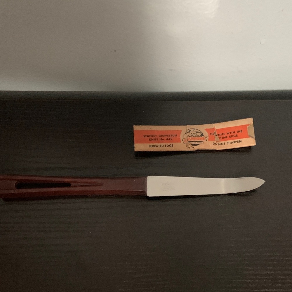 Vintage Stanley Stainless Grapefruit Knife #445